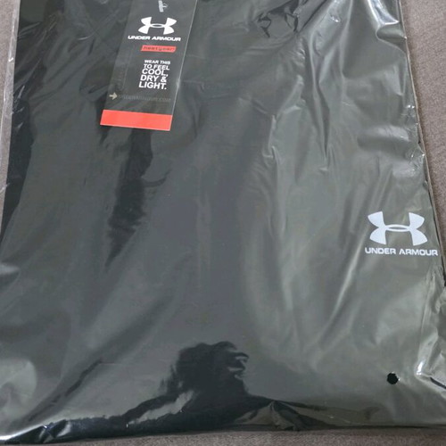 Under Armour short sleeve shirt, black, sizes XL and 3XL