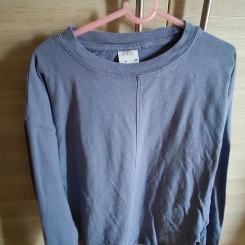 Zara T-shirt 10 years blue like new, size 140 cm