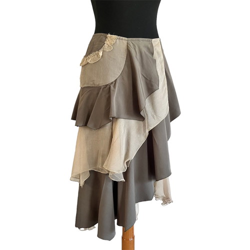 Christoforos Kotentos multilayered Y2K skirt like new, green