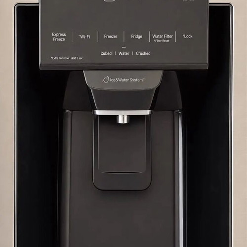 LG Smart double-door fridge with Wi-Fi and water filter