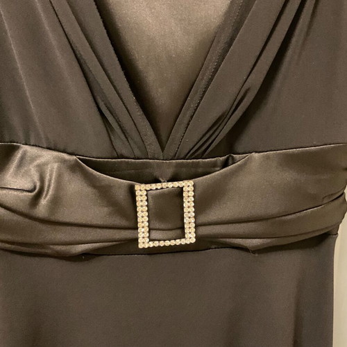Jessica black evening dress like new, A-line, size XS