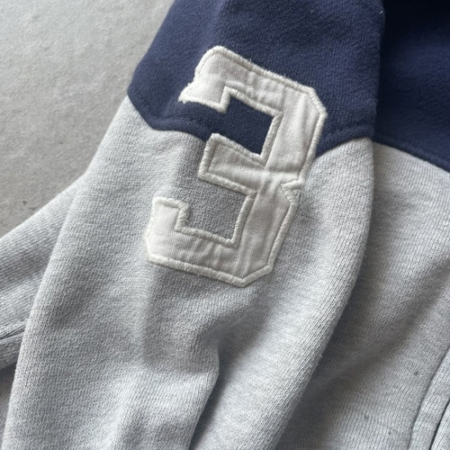 Polo Ralph Lauren Boys' Hoodie Jacket like new, age 7, gray and blue