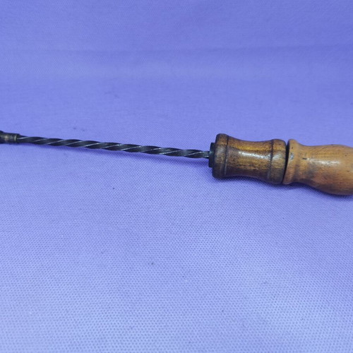 Old hand drill brace used