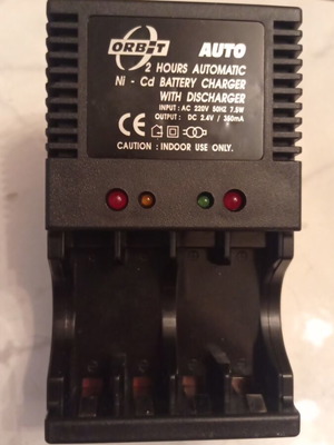 Orbit Auto Battery Charger and Discharger Ni-Cd, like new