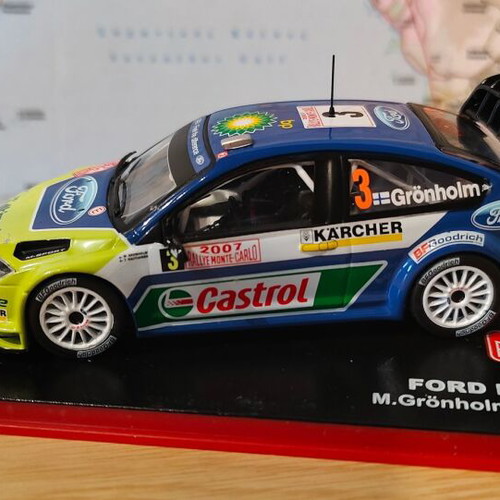 Ford Focus WRC Rally Monte Carlo 2007 1/43 scale model