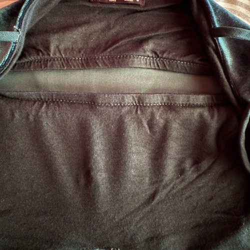 Stradivarius velvet top green, like new, size S