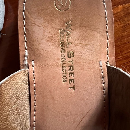 Wall Street women's sandals used, pony animal print, size 37