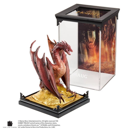 The Hobbit Smaug 7'' Statue with Acrylic Case new