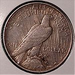  SILVER 1 Dollar 1922 "Peace Dollar" .@@2