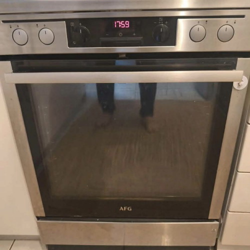 AEG CCB6670APM ηλεκτρική κουζίνα μεταχειρισμένη με κεραμικές εστίες και πυρόλυση