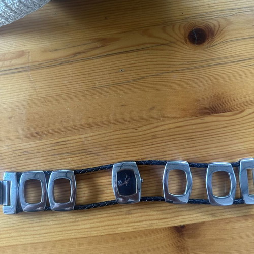 Roberto Cavali belt like new, silver, size 55