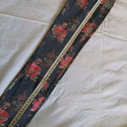 Floral jeans Max & Liu XL stretch like new