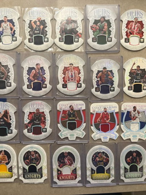 2024-25 Crown Royale Euroleague patch lot 27 cards like new