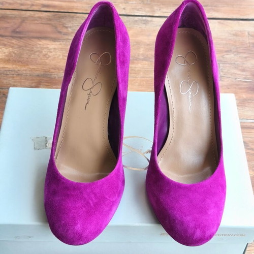 Jessica Simpson fuchsia pumps size 38.5 like new