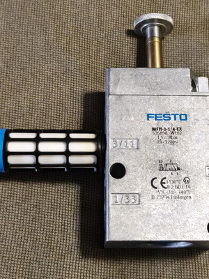 Festo MFH-3-1/4-EX solenoid valve like new with silencer