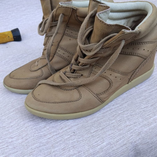 Marc O'Polo Beige Wedge Sneakers Size 40 Like New
