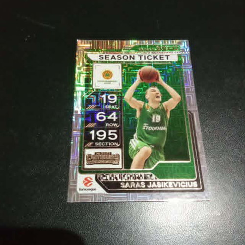 Saras Jasikevicius Panathinaikos BC 2025-26 Panini Contenders EuroLeague card like new