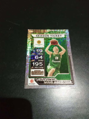 Saras Jasikevicius Panathinaikos BC 2025-26 Panini Contenders EuroLeague card like new