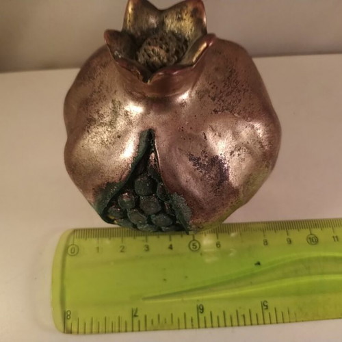 Pomegranate natural size, vintage