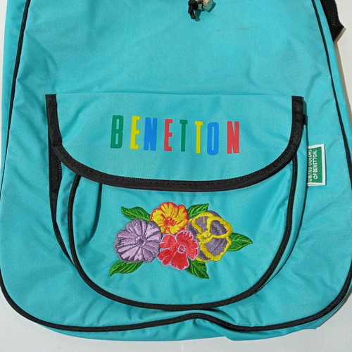 United Colors of Benetton Vintage Shoulder School Bag like new