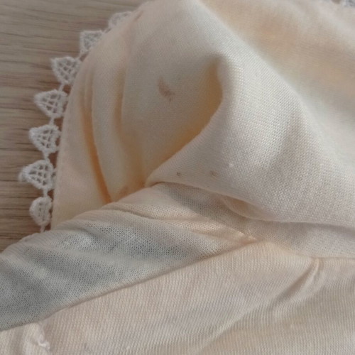 Nightgown with long sleeves used, peach color, size Large