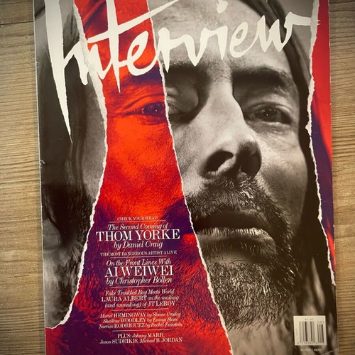 Interview Magazine collectible issue with Thom Yorke like new