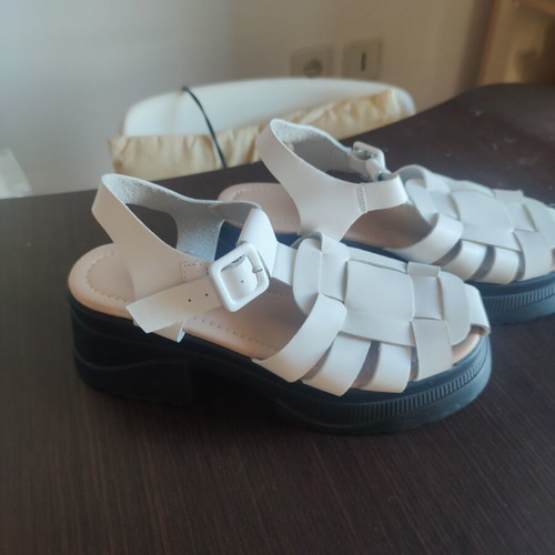 Platform sandals No Name Shoes new, size 39, white