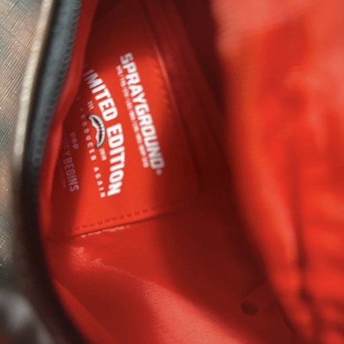 Sprayground Banana Authentic bag like new, medium, brown and red