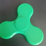 Fidget spinner green 3D printed new