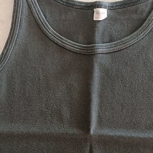 Sleeveless shirts used, pack of 2, black cotton