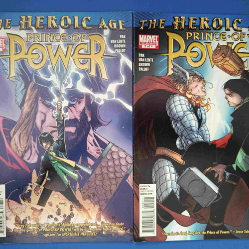 Heroic Age Prince of Power 1-4 complete set used grades 7 to 7.5