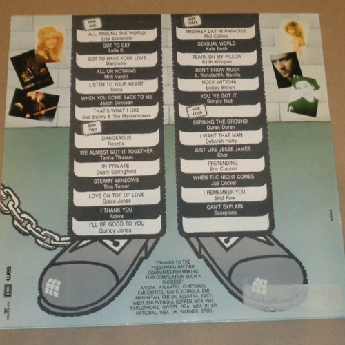 Mega Tops Various Hits double vinyl record like new, pop