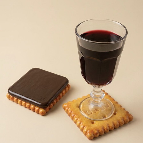 Biscuit Coasters Handmade Set of 3