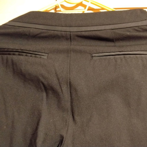 Zara black pants like new size S with zipper at hem