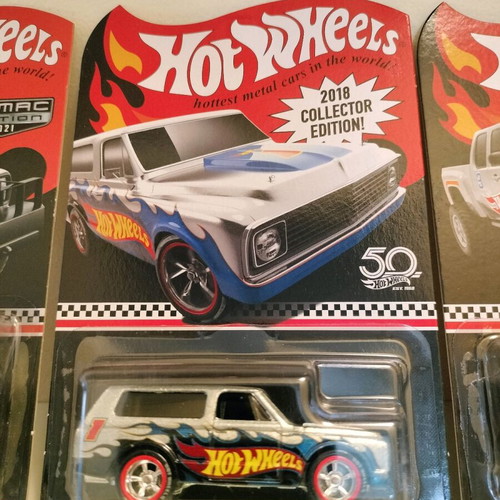 Hot Wheels RLC and Mail In, pack of 6 new collectible cars