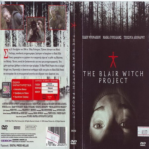 The Blair Witch Project DVD used, horror with subtitles