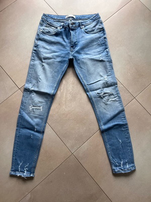 Zara skinny jean like new, blue, size 42 EUR