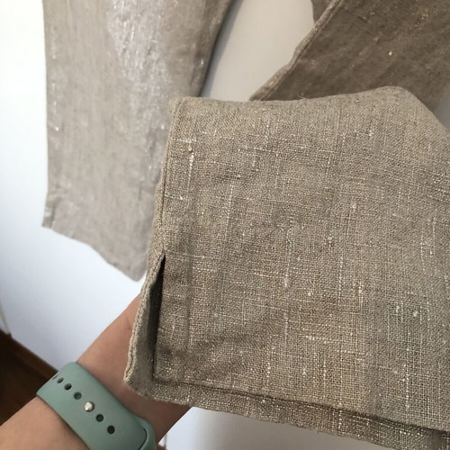 Maliparmi Linen Suit Made in Italy beige-gold, like new
