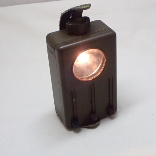 Vintage Swedish Army flashlight M2740-125010 FICKLAMPA used
