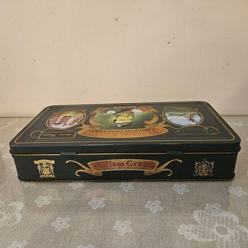 William Grant's vintage metal box for miniatures used
