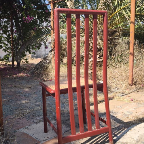 Montina Spa Italian vintage chairs set of 6 used