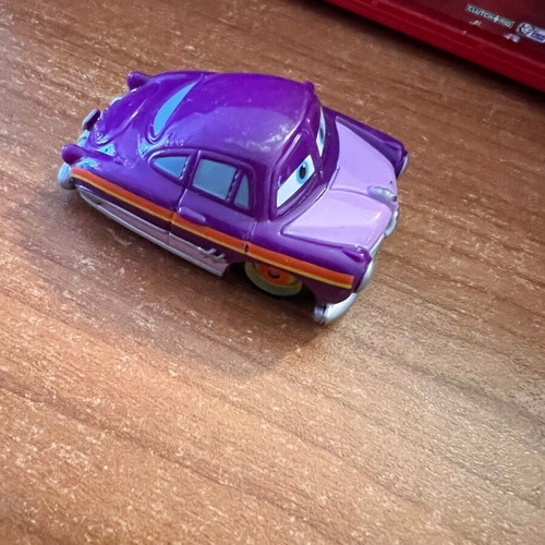 Disney Pixar Cars Mini Racer Purple Doc Hudson like new