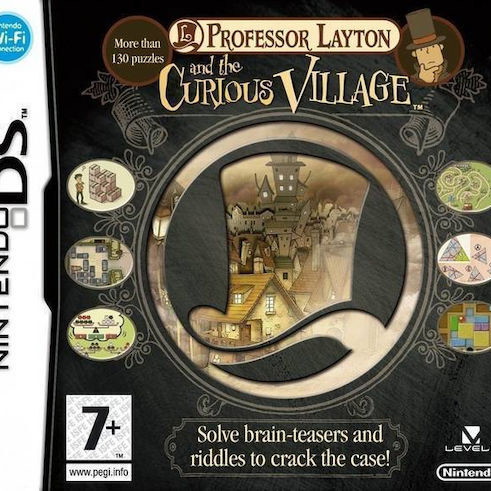 Professor Layton and the Curious Village Nintendo DS used