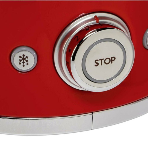 Smeg toaster 2-slot 950W red new