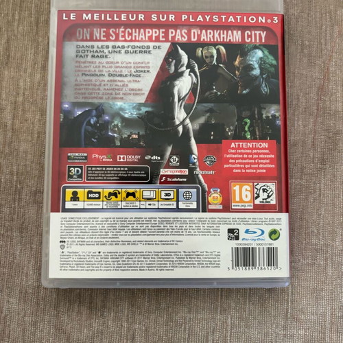 Batman Arkham City PlayStation 3 (PS3) used complete