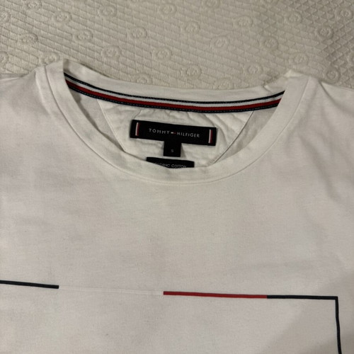 Tommy Hilfiger short-sleeve shirt like new, size S, white