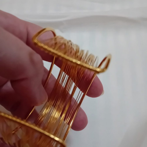 Bracelet wide yellow gold GC Accessories like new