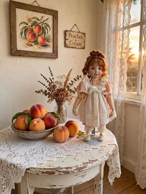 Dianna Effner Peaches and Cream porcelain doll