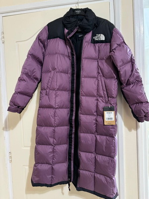 The North Face long jacket new, pink, XS