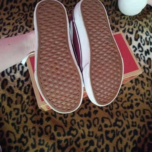Vans sneakers size 36 like new, red